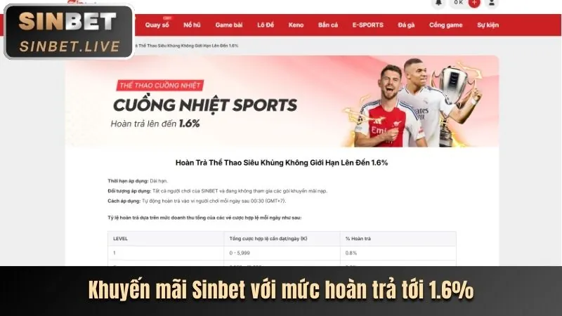 Sân tennis với vận động viên đang giao bóng